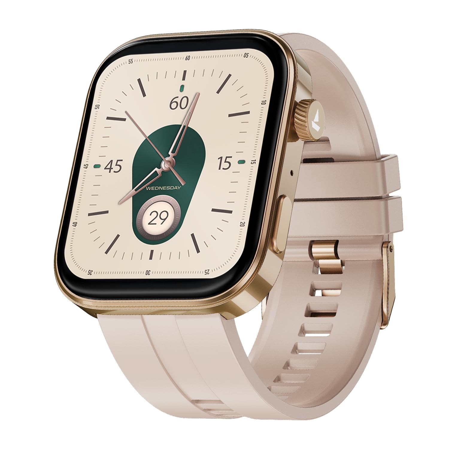 Boat Chrome Endeavour, 1.96” (4.97 cm) AMOLED Display, AI Coach Health Insights, Advanced S1 Processor, Auto Heart Rate, HRV, VO2 Max, Stress, TBT, IP68, Smart Watch for Men & Women (Cherry Blossom)-image-1
