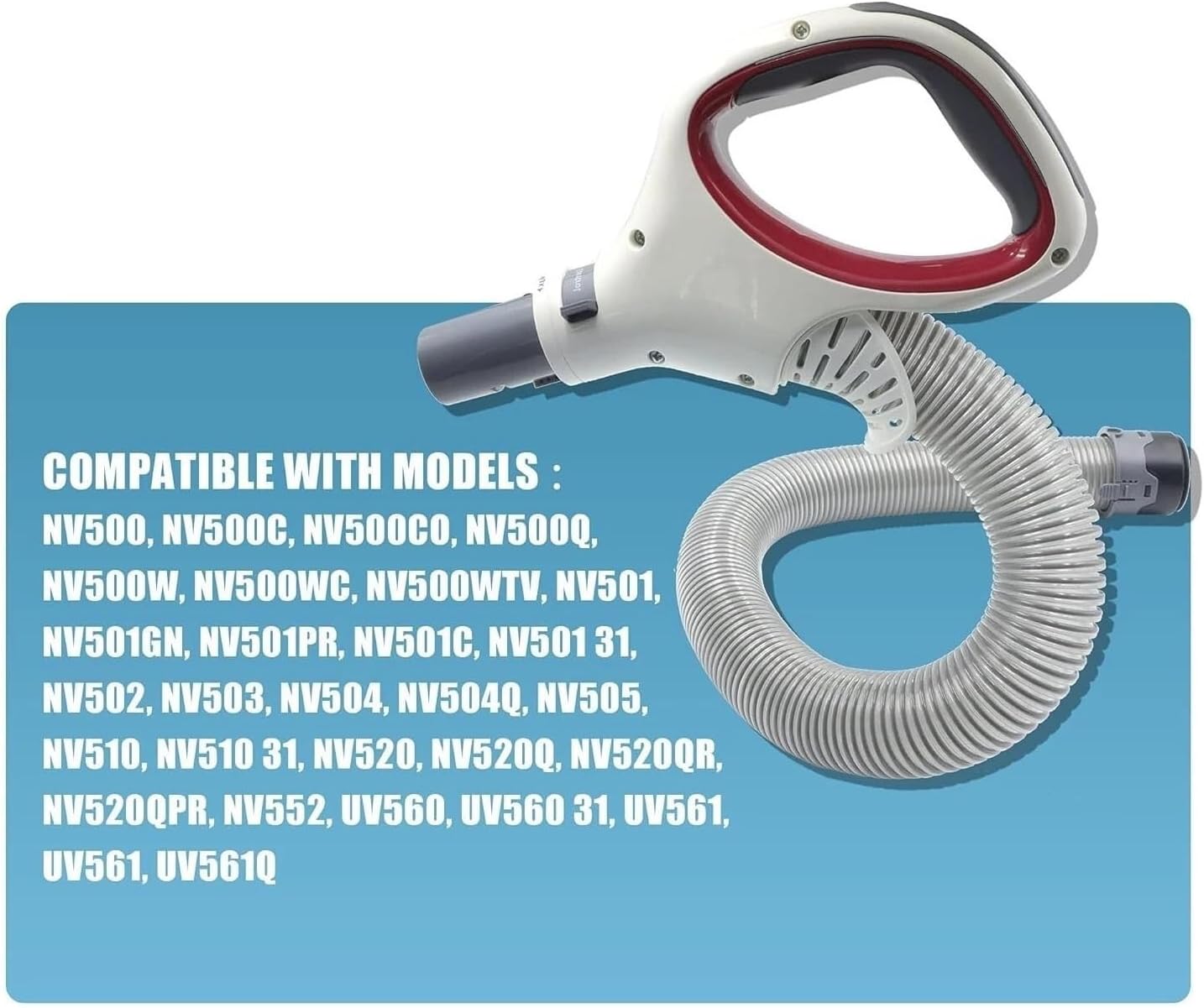Vacuum Cleaner Handheld Accessories Upgrade Replacement Parts Hose Handle,Compatible for Shark NV500,NV500C,NV5O0CO Rotator Professional Lift-Away