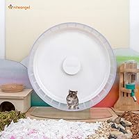 Vista 4 de Niteangel Super-Silent Hamster Exercise Wheels: - Quiet Spinner Hamster Running Wheels with Adjustable Stand for Hamsters Gerbils Mice Or Other