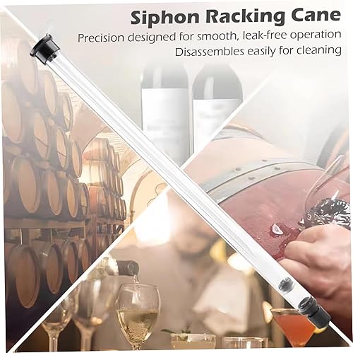 Miniatura 9 de BUJIATANG Auto Siphon - Bomba de sifón de cerveza casera de 14 pulgadas con tubo y abrazadera, kit de fabricación de hidromiel transparente para
