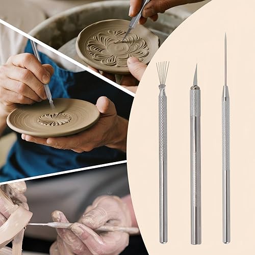 Miniatura 2 de 26 herramientas mejoradas de arcilla polimérica, herramientas de punteado, herramientas de escultura de arcilla, rodillo acrílico, herramientas de