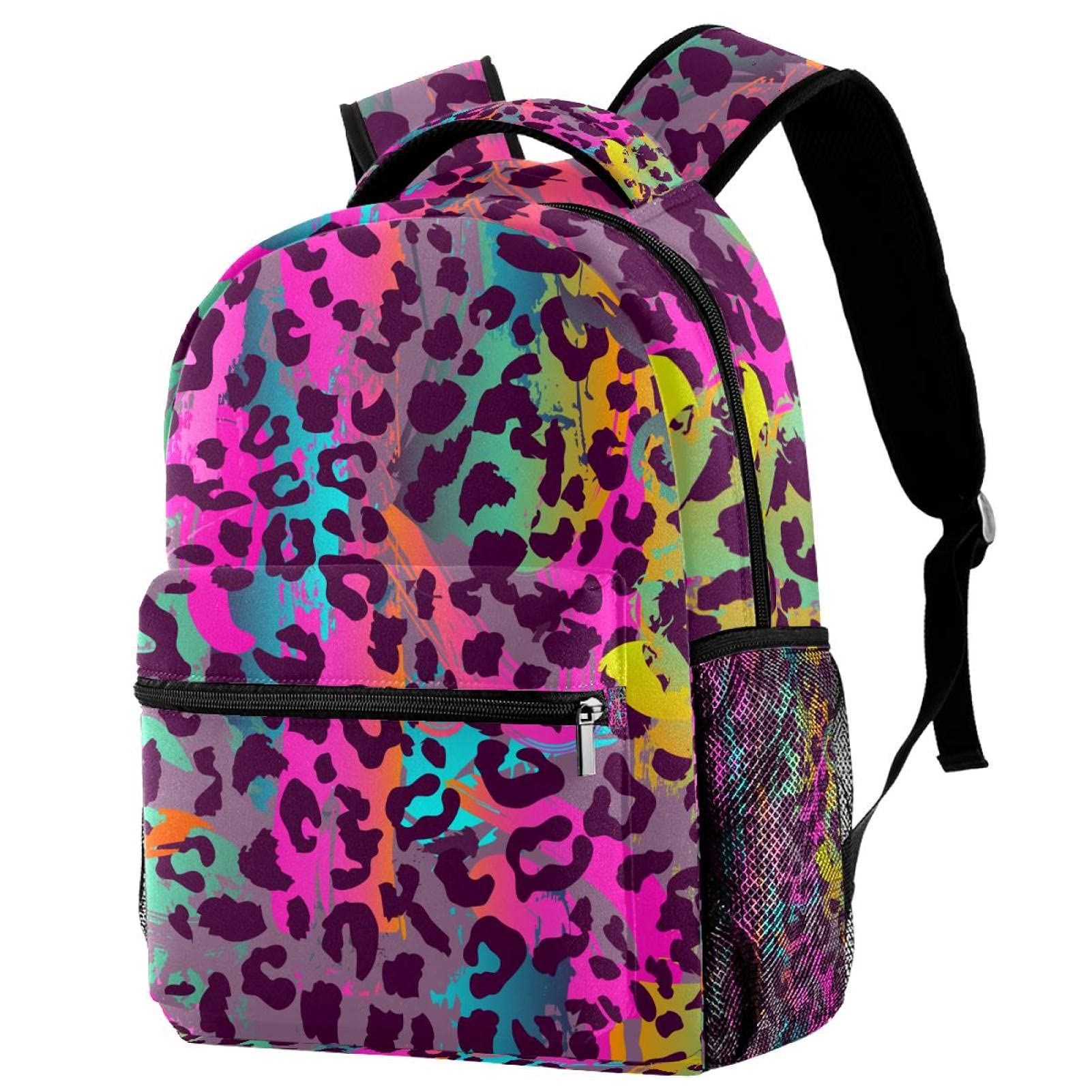 Sac à dos léopard robuste avec porte-bouteille ergonomique - 7