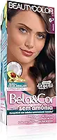 Coloração Bela&Cor Sem Amônia - 6.7 Chocolate