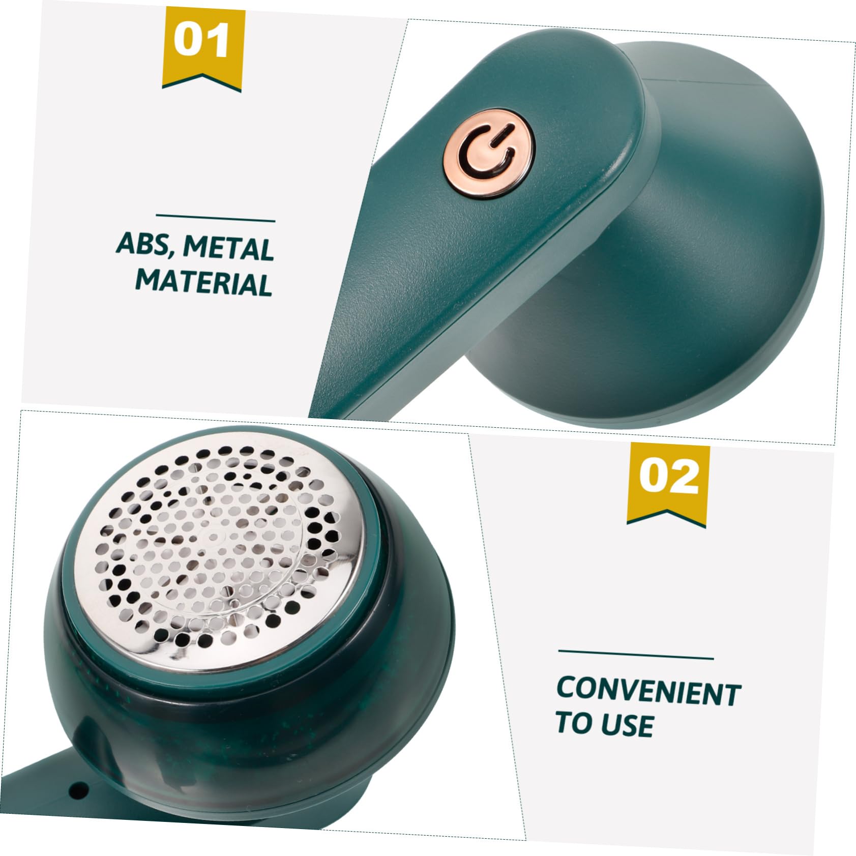 Ipetboom 3pezzi Rasatore Portatile Per Rimuovi Lint Usb Ricaricabile Per Maglioni Cuscini e Abbigliamento Design e Facile Usare