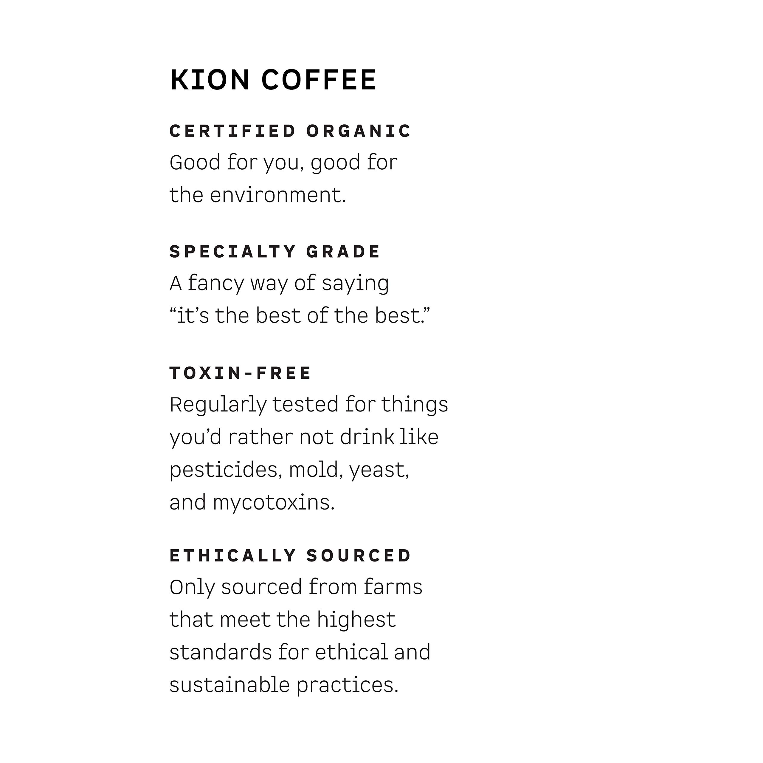 Kion Organic Coffee | Tested for Toxins | Roasted to Maximize Health