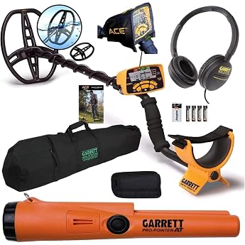 Garrett ACE 400i Metal Detector Includes Original Garrett Pro-Pointer at PinPointer + Carry Case