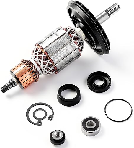 1619p10864 Armature Replacement Part, Power Tool Replacement Part | Compatible with Bosch Rh540s Rh540m Rotary Hammer and Gsh5e Gsh5ce Demolition Hammer, Electric Motor Rotor Assembly Fit