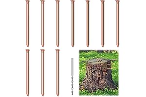 10Pcs Copper Nails for Killing Trees Stump Root