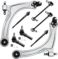 Vista 284 de Detroit Axle - Kit de suspensión frontal de 8 piezas para Dodge Journey 2009-2015, 2 brazos de control inferiores, 2 rótulas, 2 varillas
