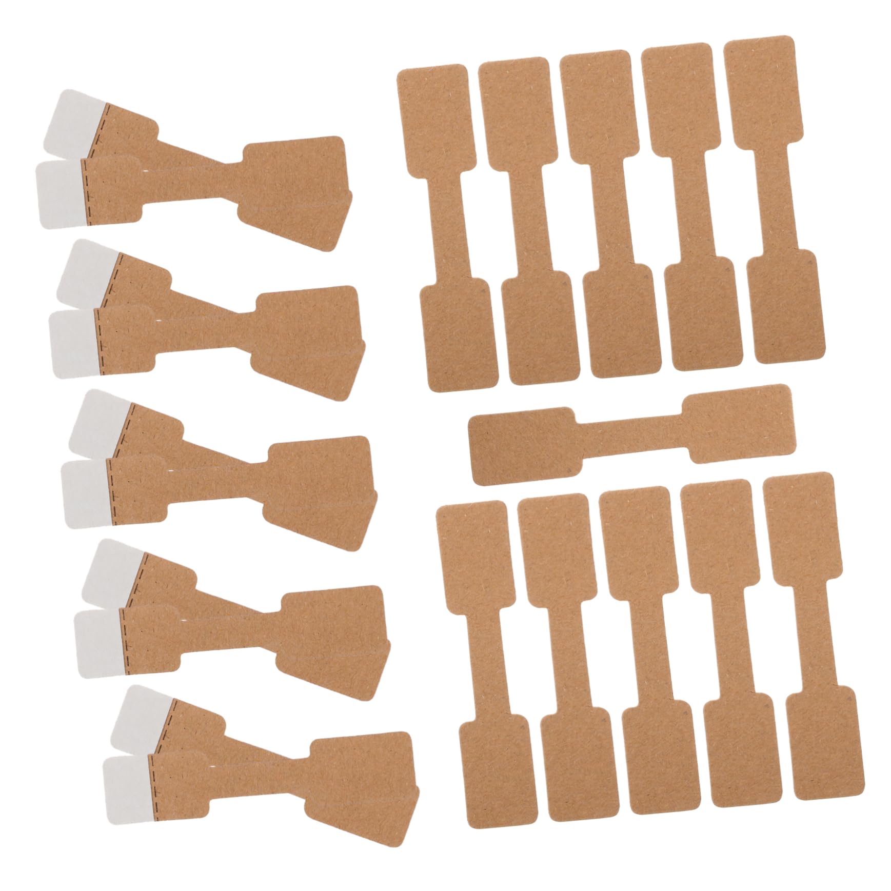 DOITOOL 5 series Etiquetas De Precio De Papel Etiquetas Para Llaves Con Etiquetas Etiquetas Adhesivas Para Joyería Etiquetas Adhesivas Para Anillos 500 piezas x 5