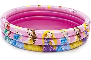 Disney Princess 3 Ring Inflatable Pool Set for Kids