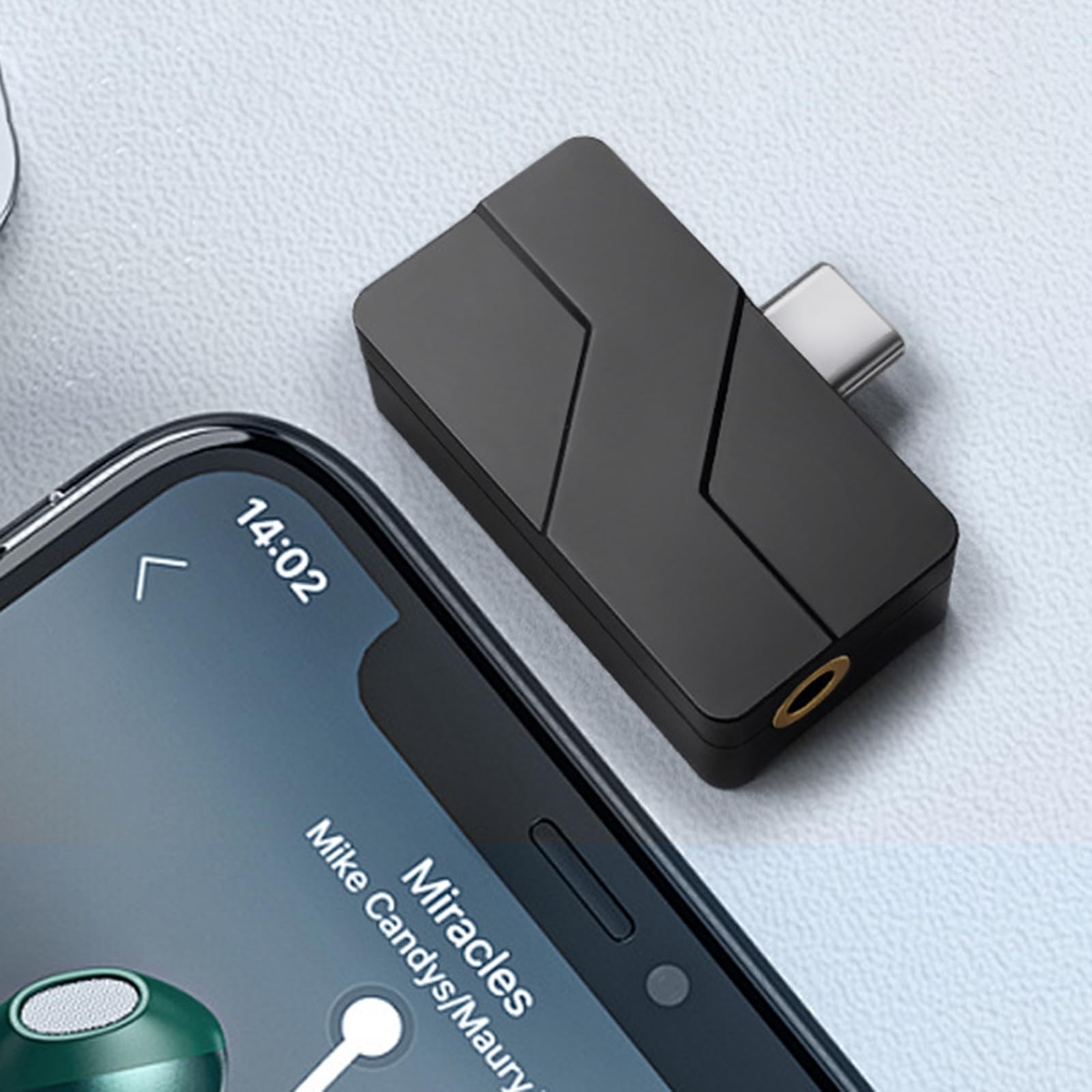 Adattatore per cuffie HiFi da USB C a 3,5 mm 4,4 mm con adattatore audio uditivo ad alta risoluzione a 384 kHz 32 bit