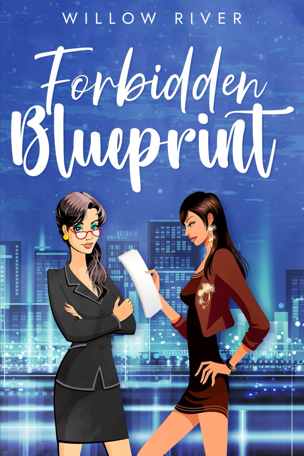 Forbidden Blueprint: An Enemies to Lovers Age Gap Sapphic Romance