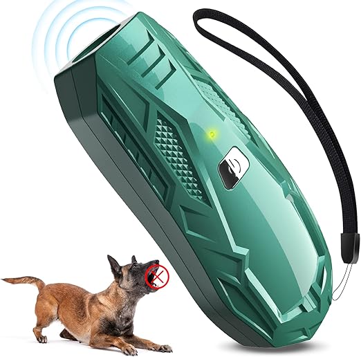 Antiabbaio Per Cani A Ultrasuoni - Portatile Con Luce LED, Per Interni Ed Esterni - Foto 3