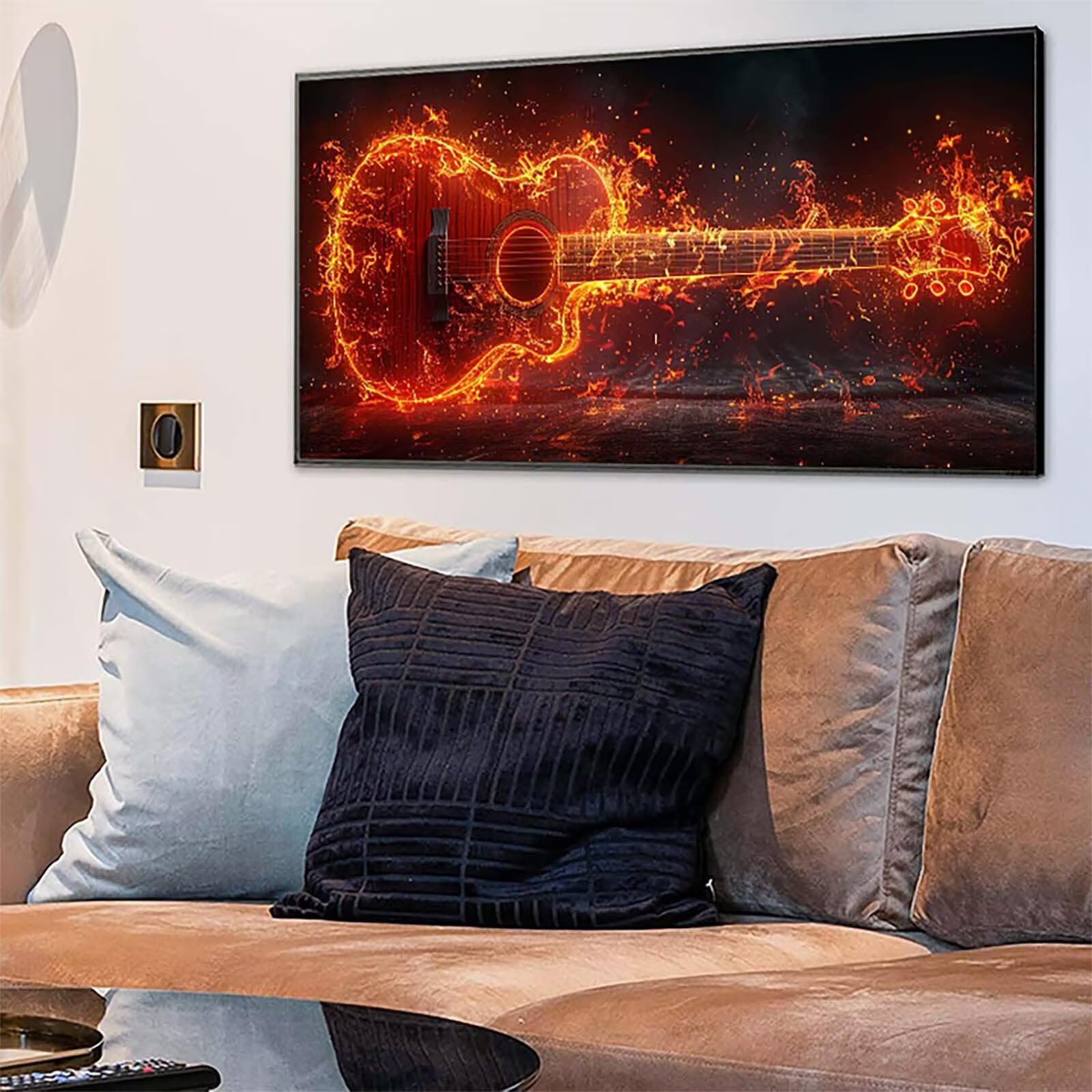 Chitarra Diamond Painting Grandi Dimensioni 80x160cm, Diamond Painting 1-65