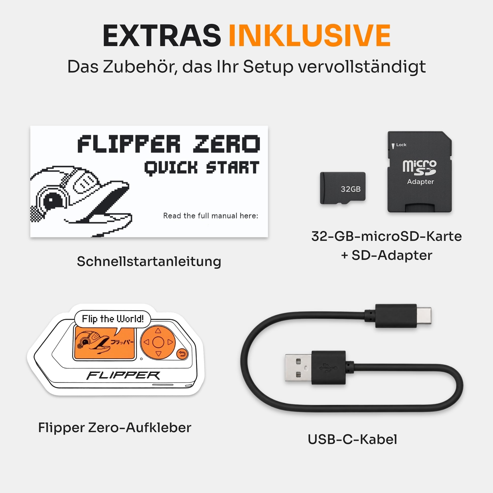 Flipper Zero WiFi Kit - Flipper Zero | WiFi Devboard | MicroSD-Karte mit 32 GB | Tragbares Multifunktionsgerät für Technikbegeisterte