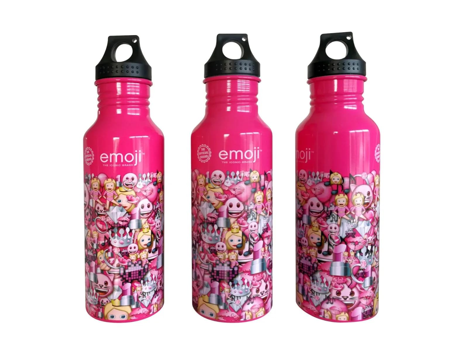 Emoji Water Bottle EMWB002 (pink) - Image 4