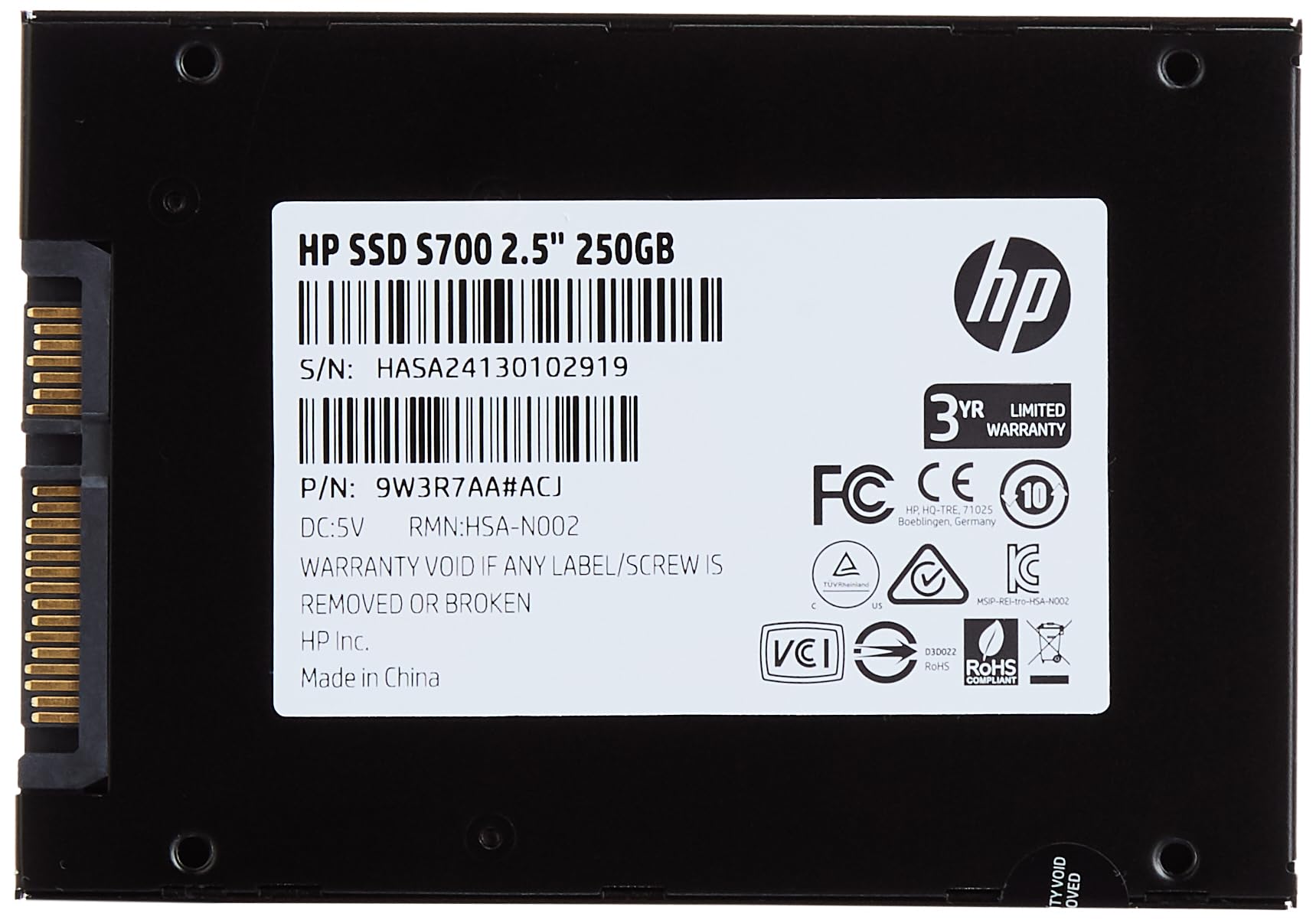 HP S700 Solid State Drive