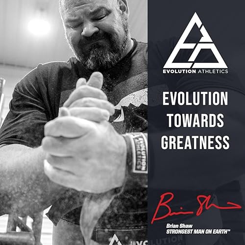 Miniatura 5 de Evolution Athletics - Envolturas y correas para levantamiento de pesas, levantamiento de potencia, entrenamiento de fuerza