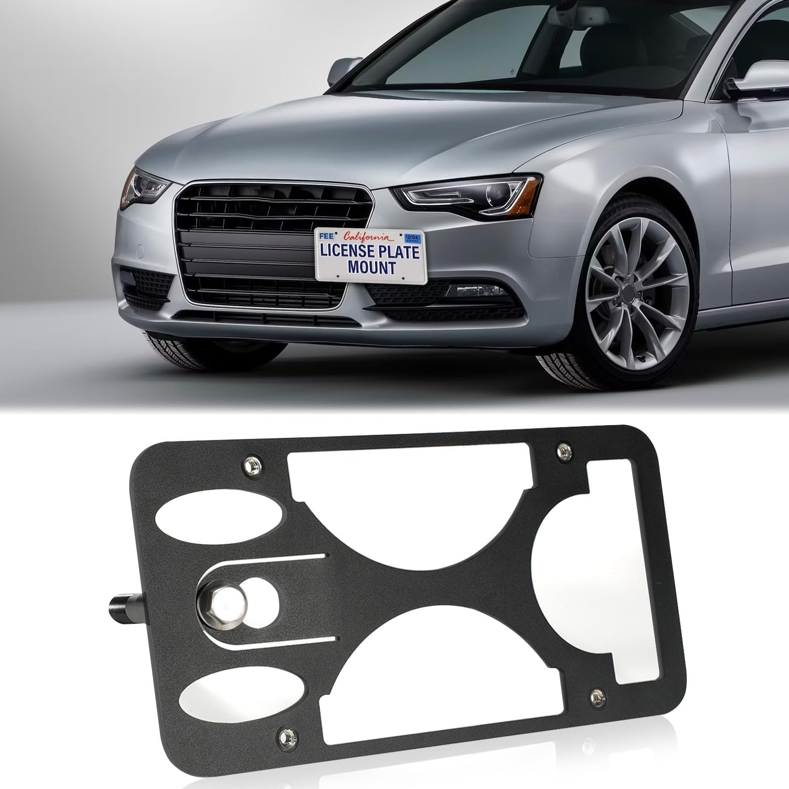 2009 - 2012 Audi A4 Front Bumper License Bracket Mount Panel OEM 8K0807285 For Sale Online