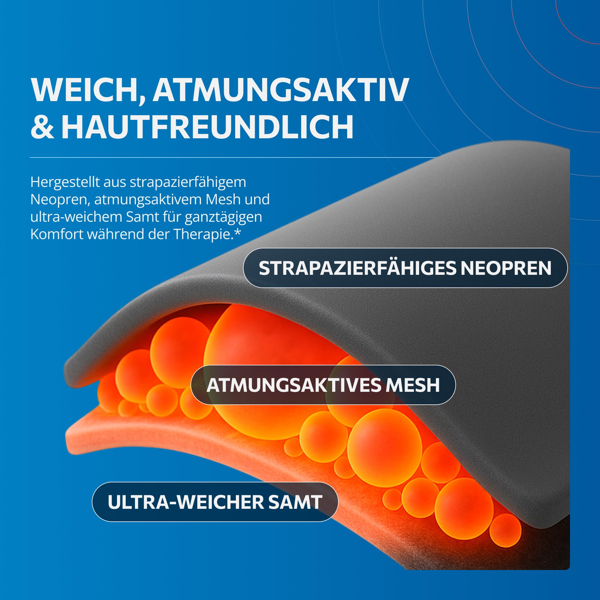 Emsense EMS Fußmassagegerät mit Dreifach‑Technologie zur Förderung der Durchblutung, Elektrischer Fuß‑Massager mit 3 Massage‑Modi & Wärmefunktion für Entspannung & Schmerzlinderung – 1er‑Pack