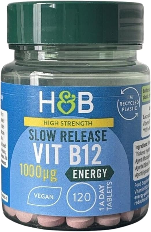 Holland & Barrett Timed Release Vitamin B12 100 Tablets 1000ug Amazon