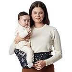 Momcozy Hip Seat Baby Carrier - Adjustable Waistband with Original 3D Belly Protector, Ergonomic Carrier with Various Pockets for Newborns & Toddlers up to 45lbs (Starry Sky, Medium)