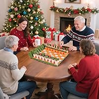 Vista 9 de Cactus Chess Set - 3D Printed Cactichess - Roll Up Portable Travel Chess Board - Easy to Store Cactus Magnetic Chess Set, Fun Chess Gift for Plant