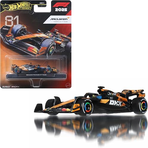 Hot Wheels Premium McLaren Formula 1® Team (#81) Vehicle