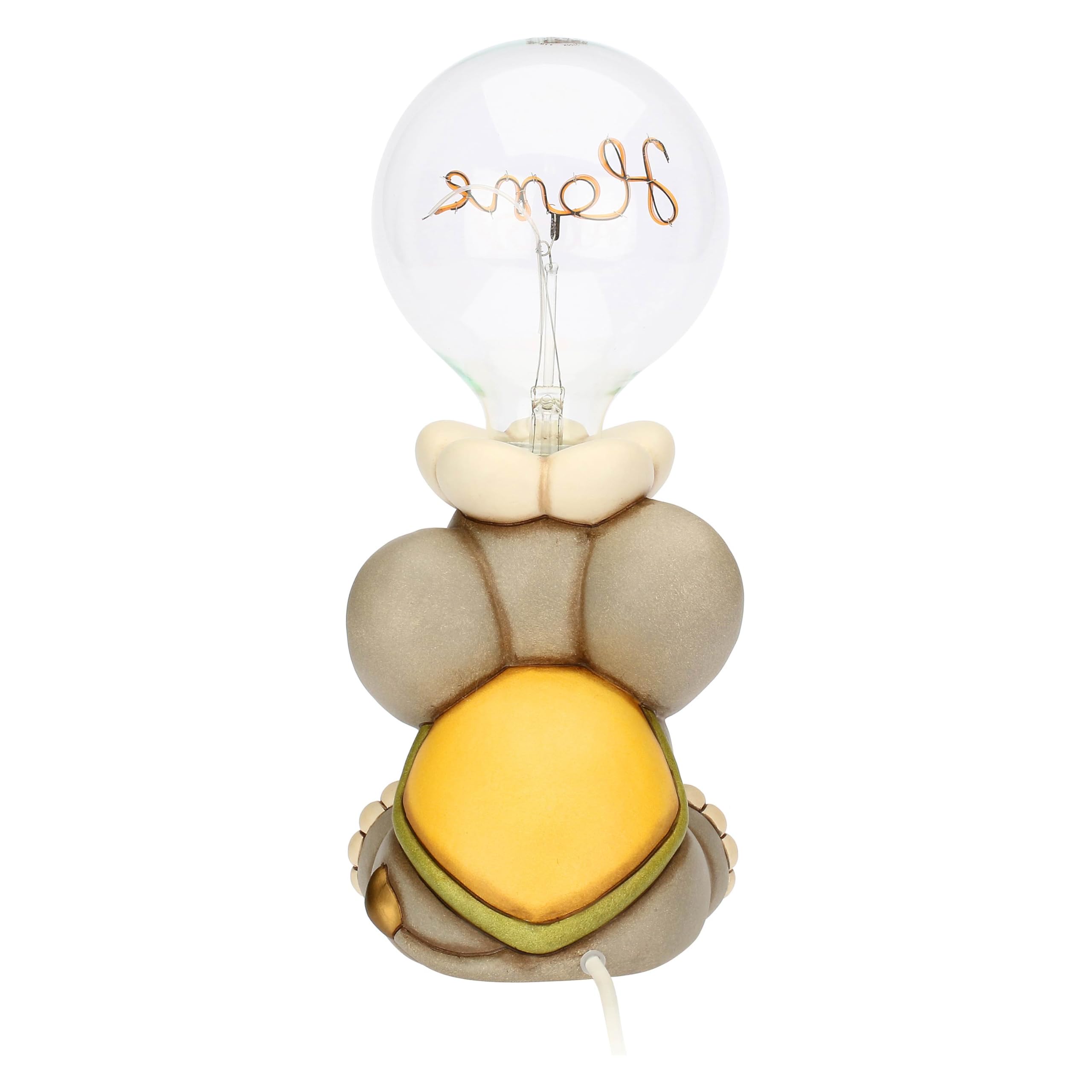 Lampada da tavolo in ceramica elefante