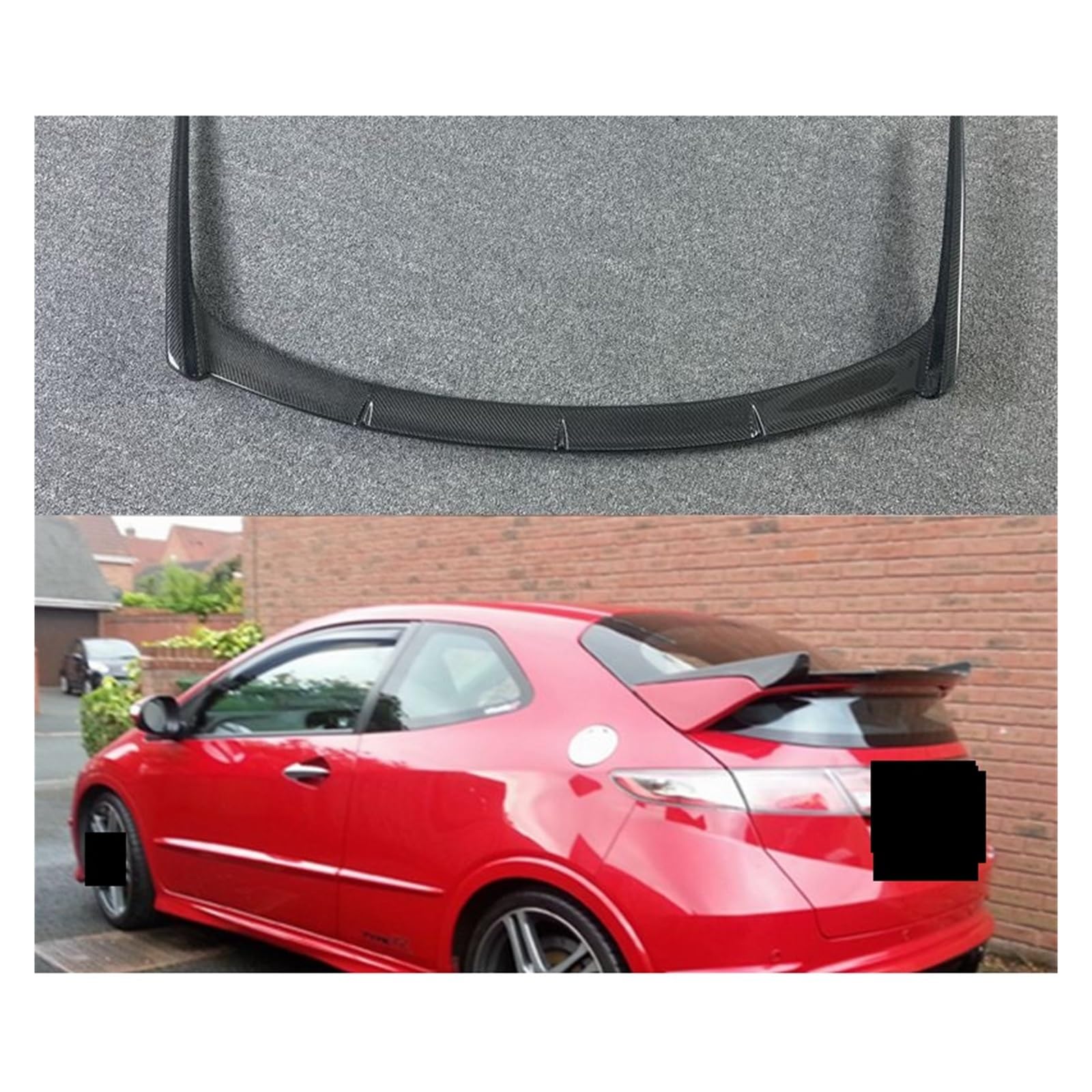 Amazon | シビック FN2 2007-2011 タイパー R シーカースポイラー