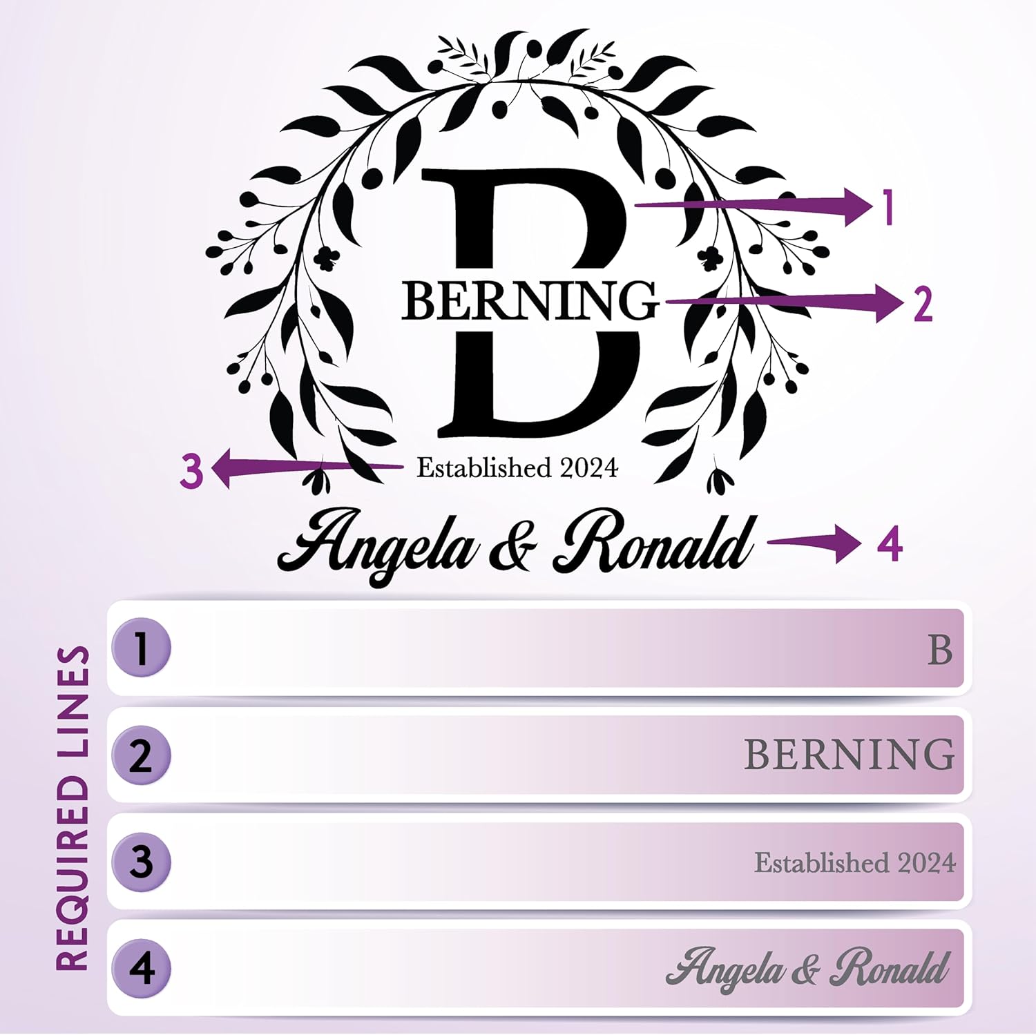 Christmas Gift for Couples or Family, Wedding Gifts for Couples 2025 - Personalized Cutting Board, Bridal Shower Gifts, Engagement Gifts for Couples, Anniversary, Housewarming - Image 3