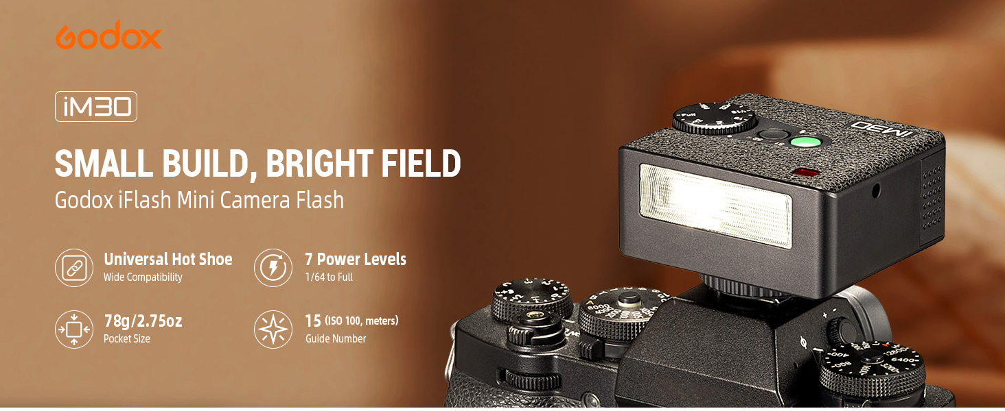 Amazon.com : GODOX iM30 Mini Flash, Mini Godox Flash Speedlite