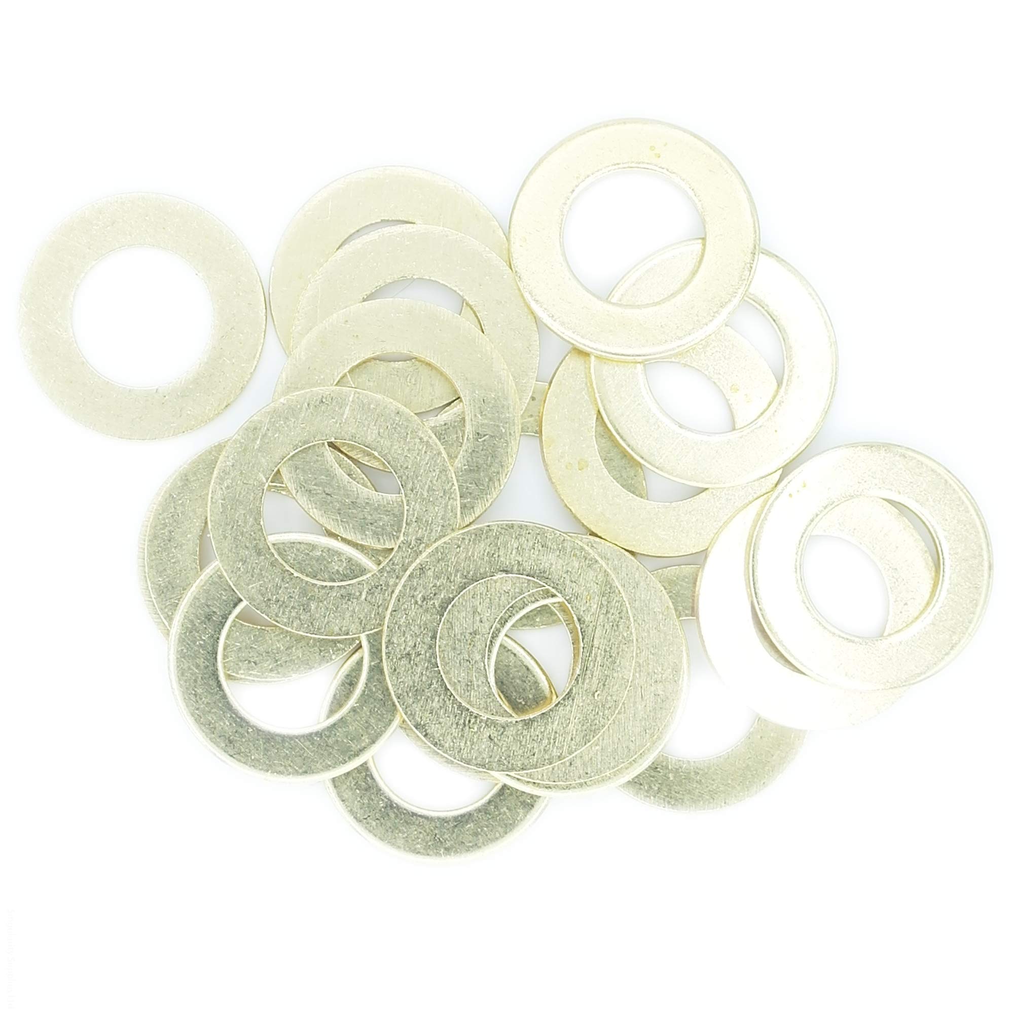 Singularity Supplies M8 (8Mm) Flat Washer (Form A) - Brass (Pack Of 20)