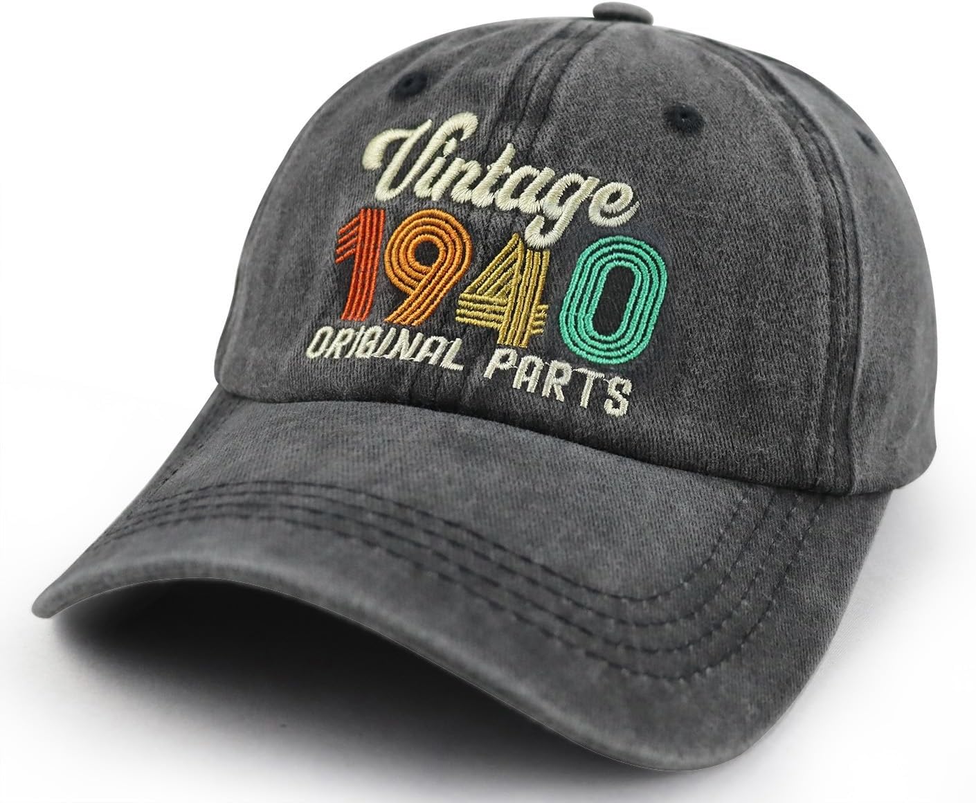 90th 80th 70th 60th 50th 40th 30th Birthday Gifts for Women Men, Vintage 1936 1946 1956 1966 1976 1986 1996 Hat - Image 2