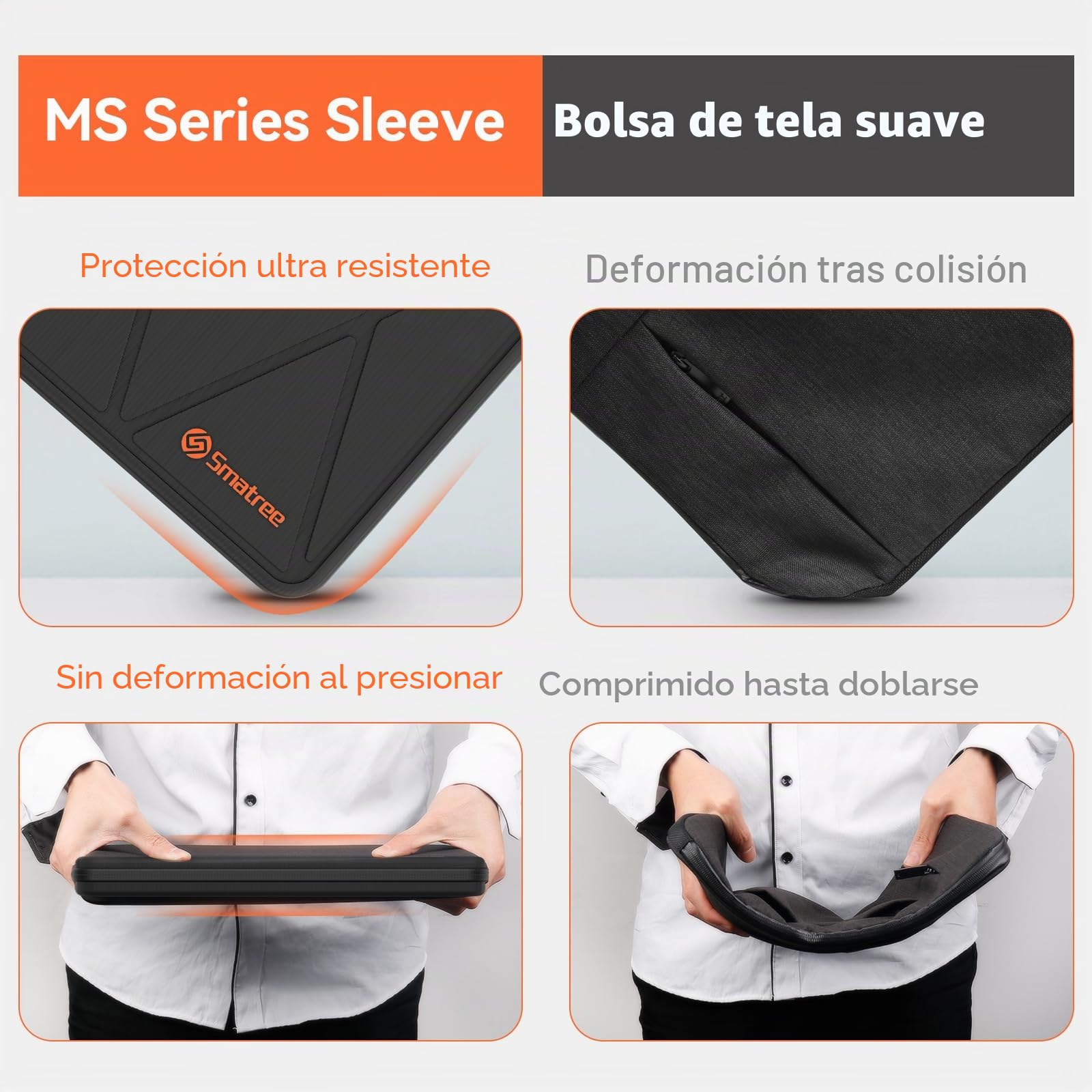 Smatree Funda rígida de EVA para portátil MS89T con Soporte Compatible para 16 Pulgadas Samsung Galaxy Book5/4/3 Pro,Samsung GalaxyBook4/5/3 Pro 360,Galaxy Book4 Edge/Book4 Ultra/Book3 Ultra Funda