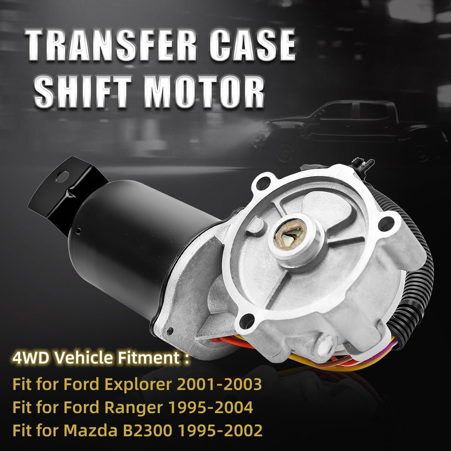 4WD Transfer Case Shift Motor Fit for Ford Explorer 2001-2003 | Fit for Ford Ranger 1995-2004 | Fit for Mazda B2300 1995-2002, OE#1F2217645