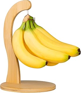 THE WHITE SHOP Modern Farmhouse Banana Holder for Kitchen Counter