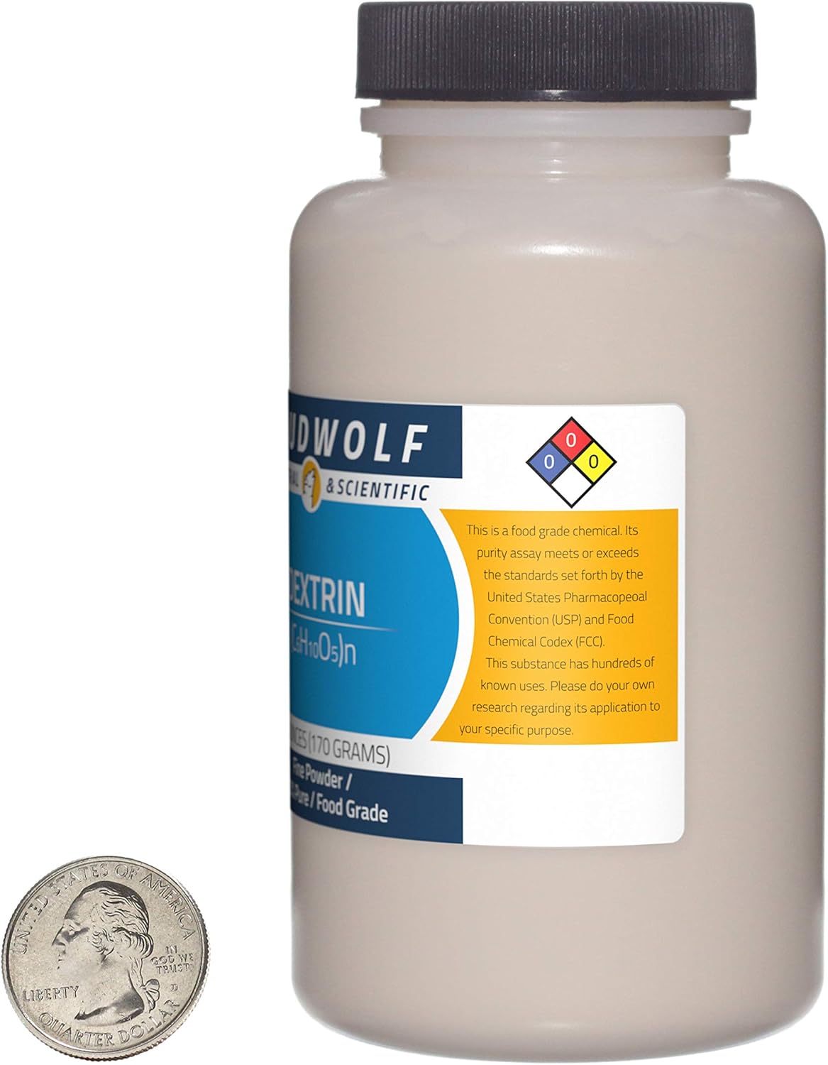 Dextrin / 2.3 Pounds / 6 Bottles / 100% Pure Food Grade/Fine Powder