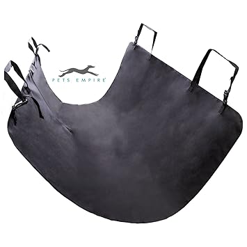 PETS EMPIRE Hammock Style Waterproof Polyester Dog Car Seat Cover (Colour May Vary)