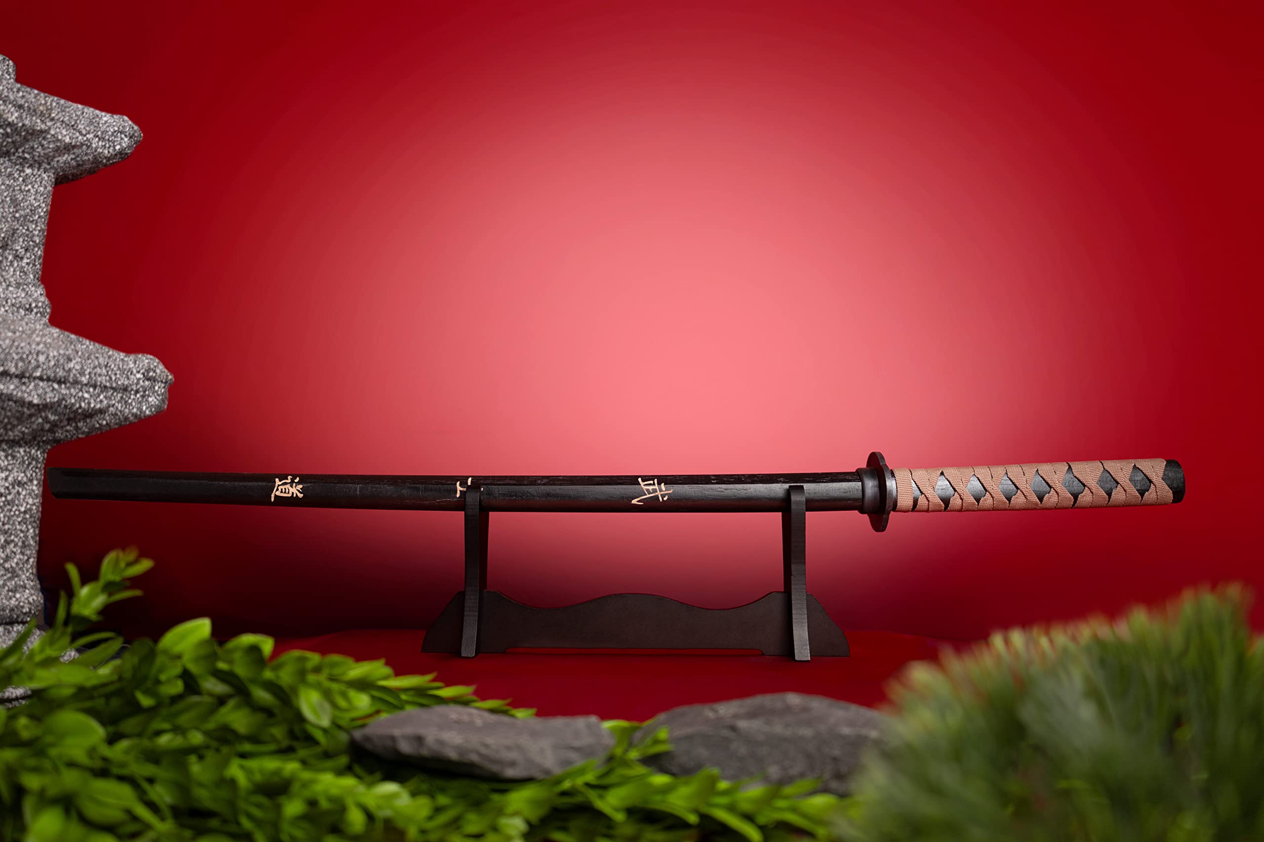 57 SPECIAL REPLICAS Dragon Bokken Katana Wooden Sword 100 cm for Training Professional (1807BS SZWARZ)