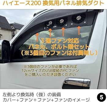 Amazon.co.jp: ハイエース200 換気用パネル排気ダクト冬車中泊石油 Amazon.co.jp: ハイエース200 換気用パネル排気ダクト冬車中泊石油