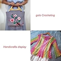 Vista 9 de Golo - Hilo de ganchillo tamaño 30, hilo de colores para hacer encaje 310