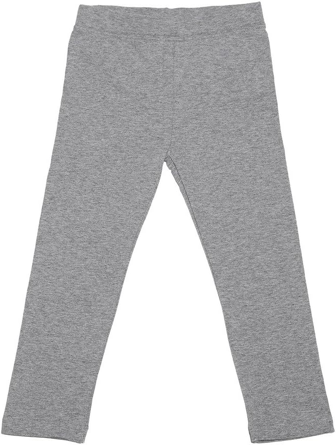 Leveret Girls Legging Cotton Ankle Length Kids & Toddler Pants (Toddler-14 Years) Variety of Colors