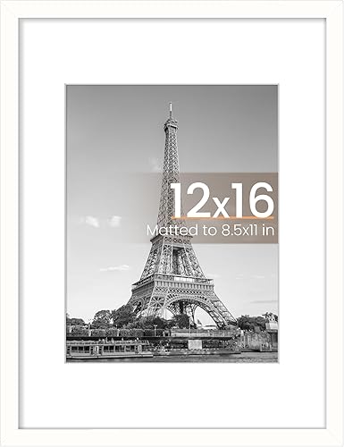 Vista 565 de upsimples - Portarretratos de 8.5 x 11 pulgadas, para fotos de 6 x 8 pulgadas con paspartú o de 8.5 x 11 pulgadas sin paspartú, marcos de fotos