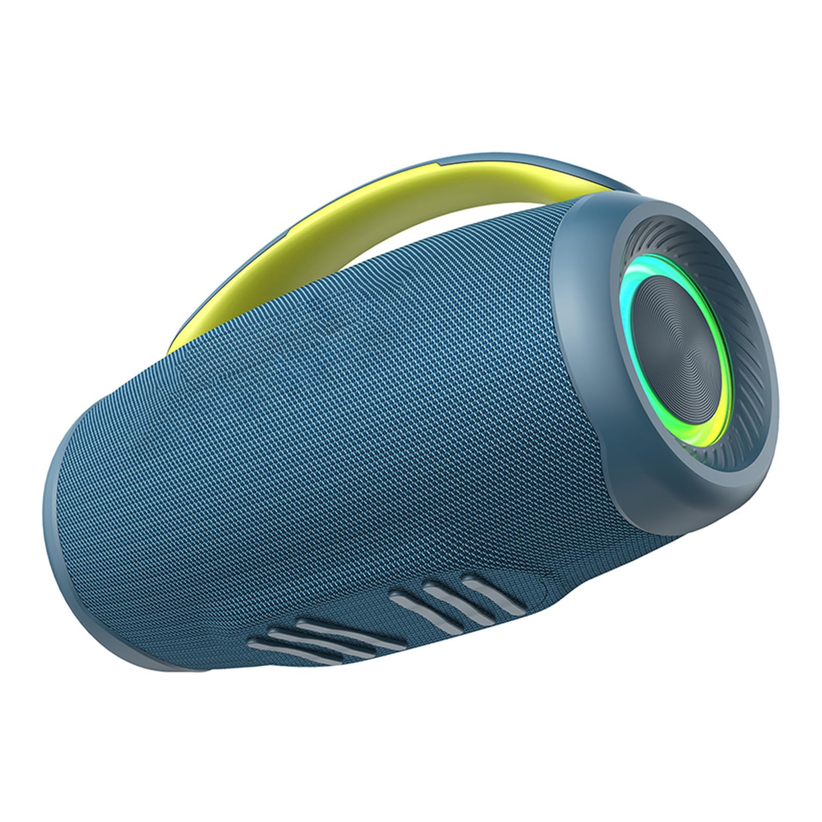 Yosoo Health Gear Altoparlante BT Portatile, Altoparlante Stereo Wireless da 60 W con BT 5.3, Batteria da 8000 MAh, Luci RGB e Ricarica di Tipo C per Feste in Casa, Viaggi all'aperto (BLUE)