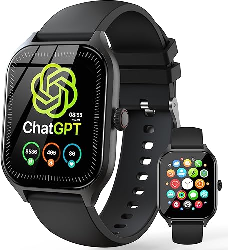 ChatGPT - Reloj inteligente de traducción AI, pantalla AMOLED, reloj de fitness, relojes para hombres y mujeres, aleación de titanio IP68