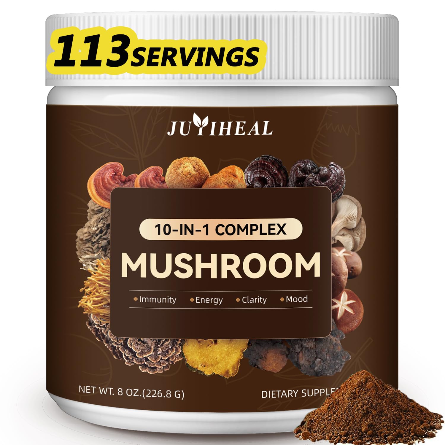 JUYIHEAL 10-in-1 Mushroom Powder