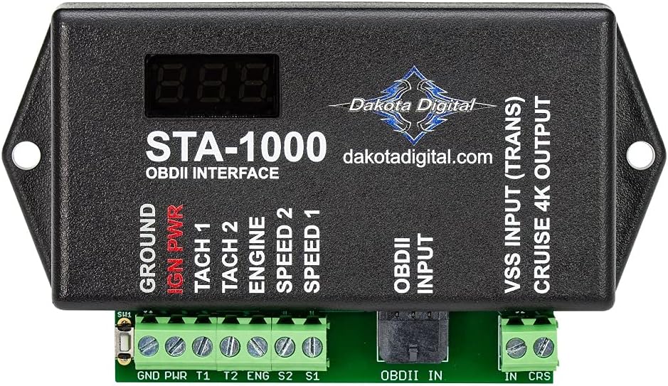 Dakota Digital OBD-II OBDII Speedometer / Tachometer Interface Module STA-1000