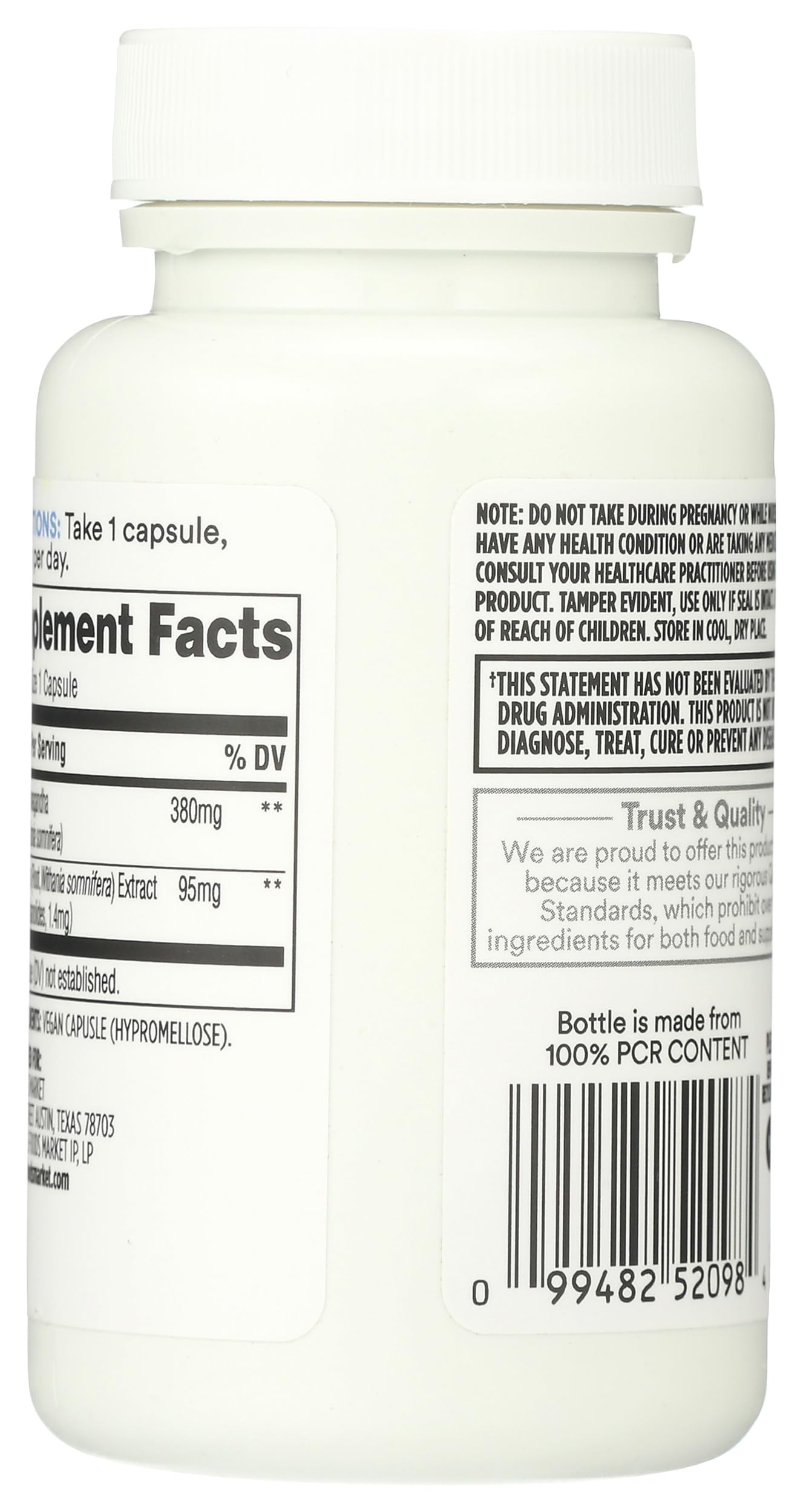 365 By Whole Foods Market, Ashwagandha, 60 Count — Amazon image 3
